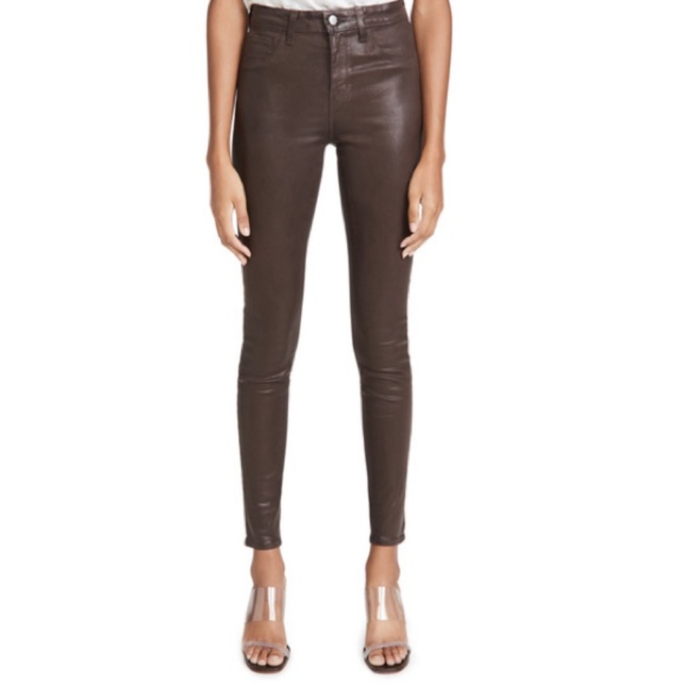 L’AGENCE Leather Skinny Pant